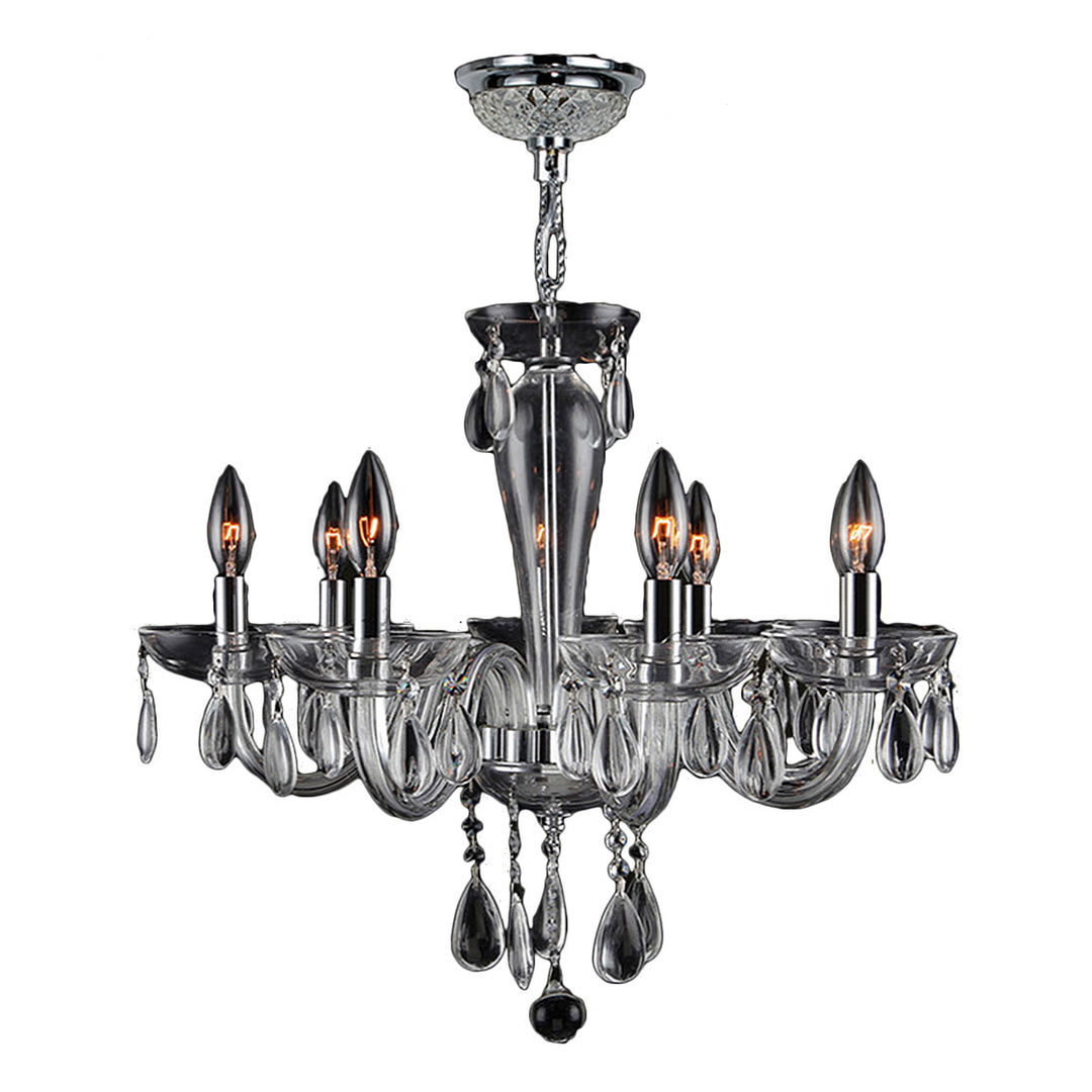 Worldwide Gatsby W83129C22-CL Chandelier Light - Polished Chrome