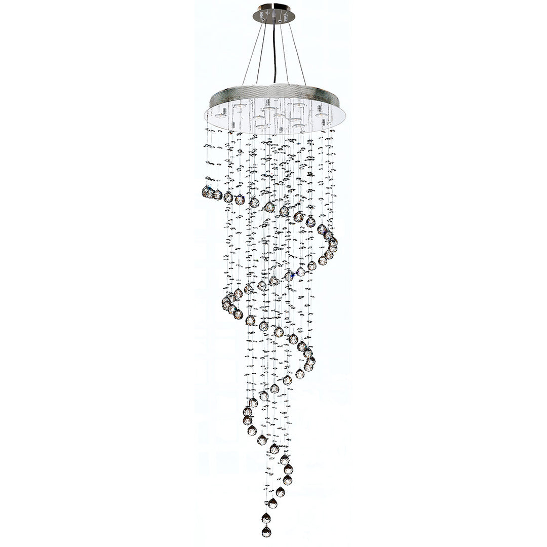 Worldwide Helix W83249C24 Chandelier Light - Polished Chrome