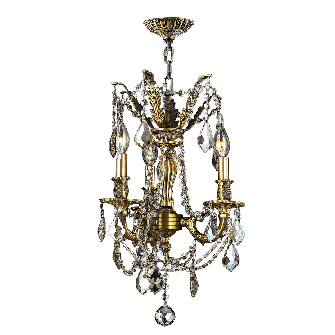 Worldwide Solid W83302B13-CL Chandelier Light - Antique Bronze