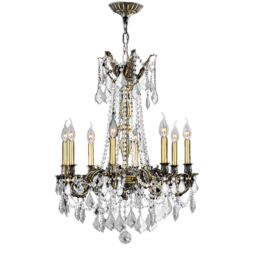 Worldwide Solid W83306B24-CL Chandelier Light - Antique Bronze