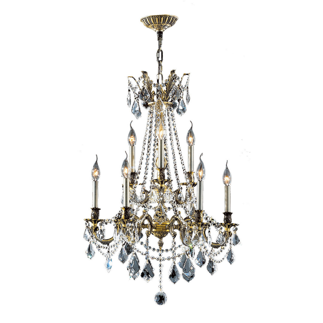 Worldwide Solid W83307B23-CL Chandelier Light - Antique Bronze