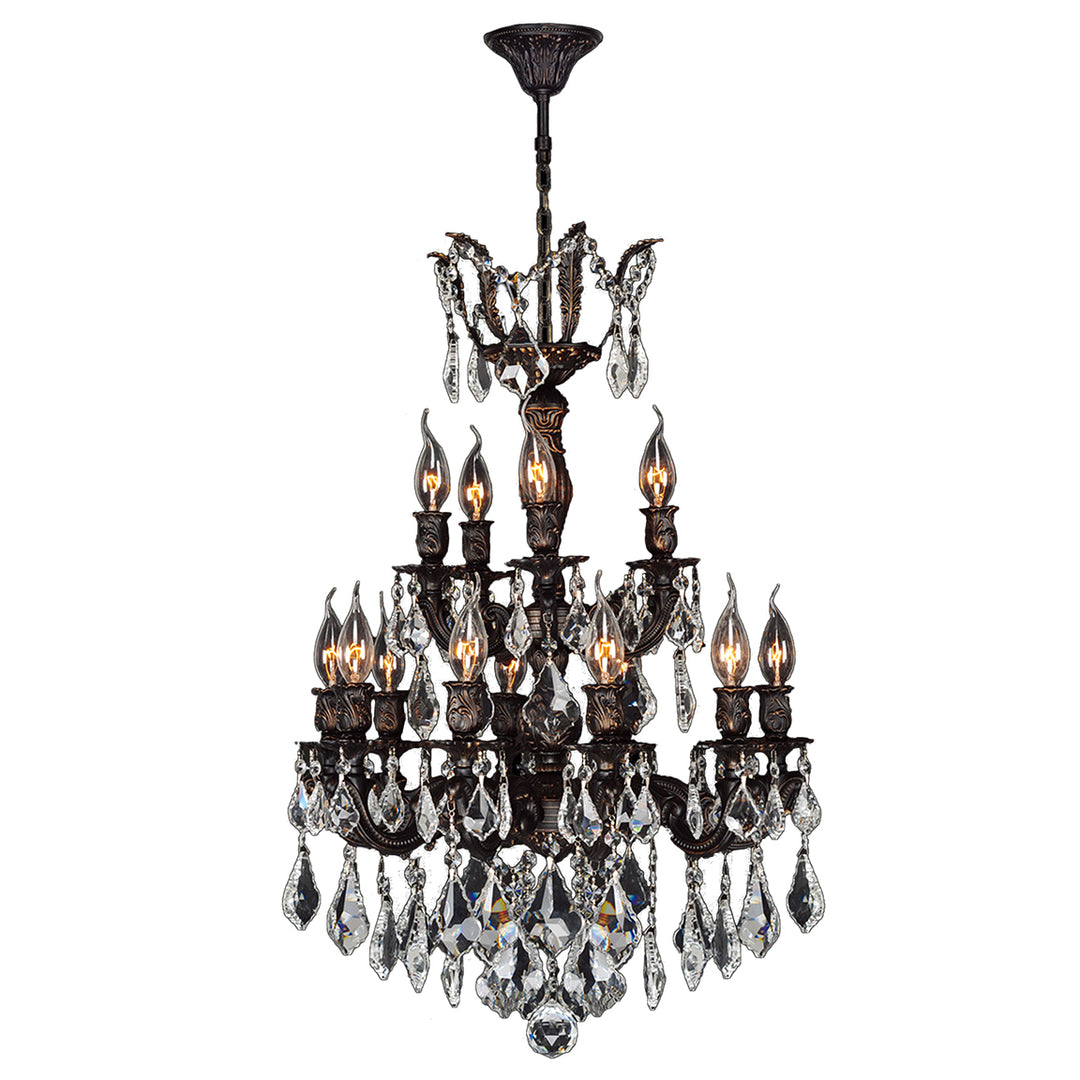 Worldwide Versailles W83325F21 Chandelier Light - Dark Bronze