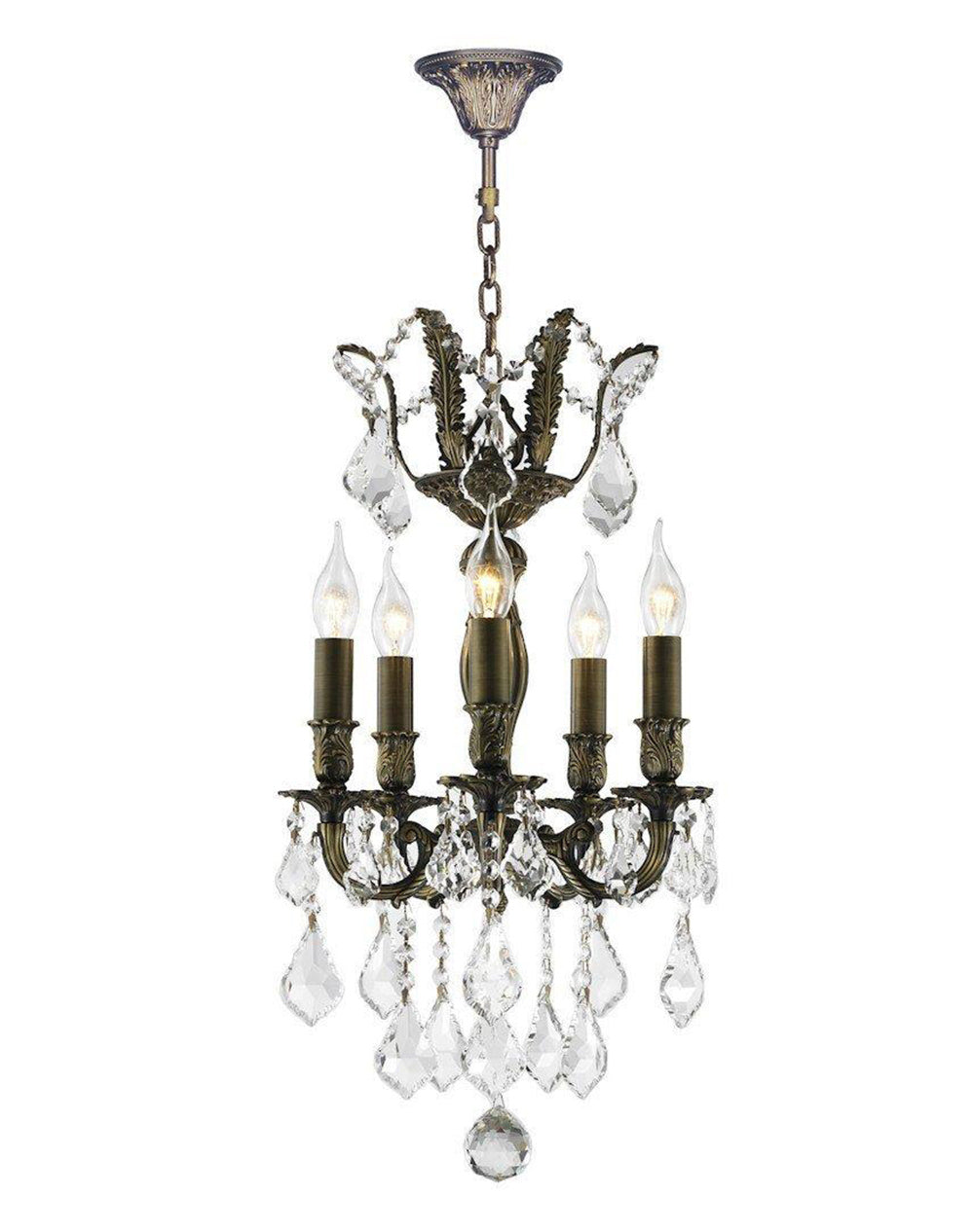 Worldwide Versailles W83330B13 Chandelier Light - Antique Bronze