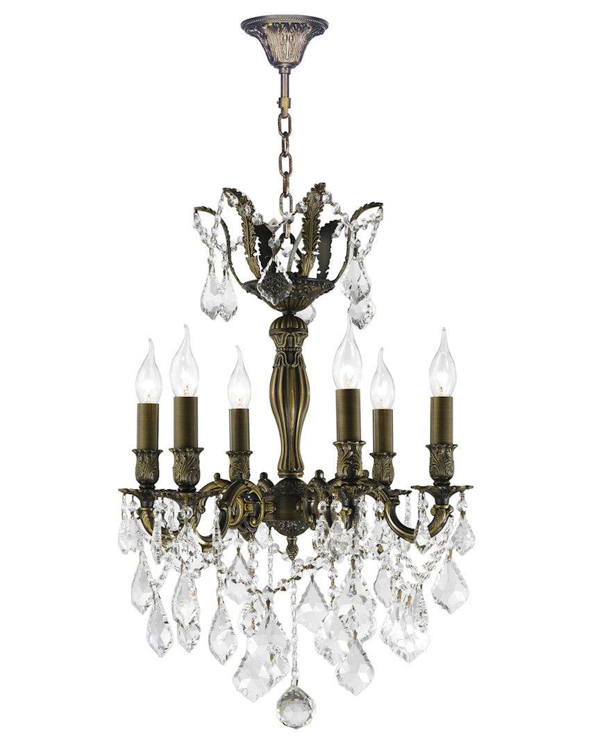 Worldwide Versailles W83333B19 Chandelier Light - Antique Bronze