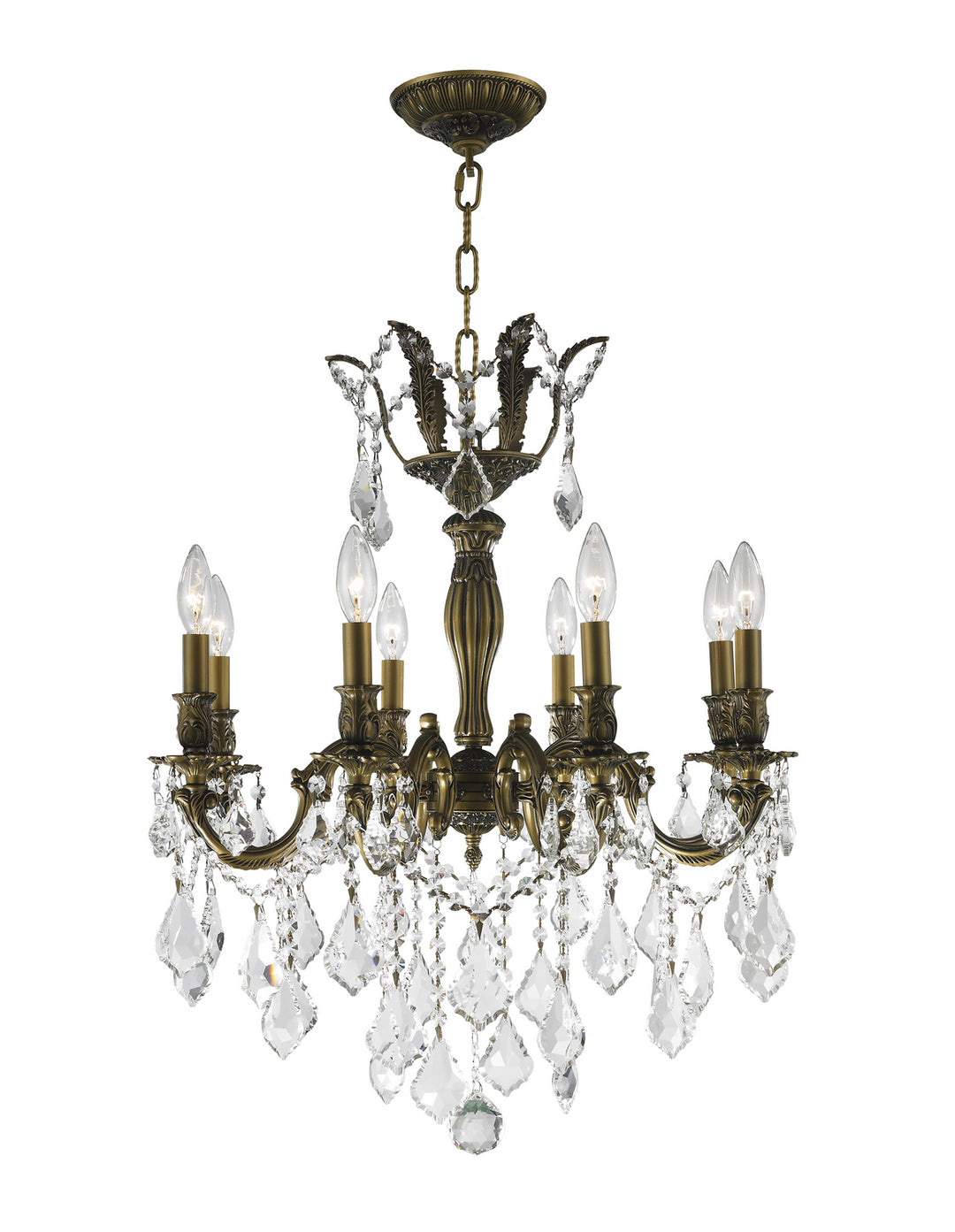 Worldwide Versailles W83337B22 Chandelier Light - Antique Bronze