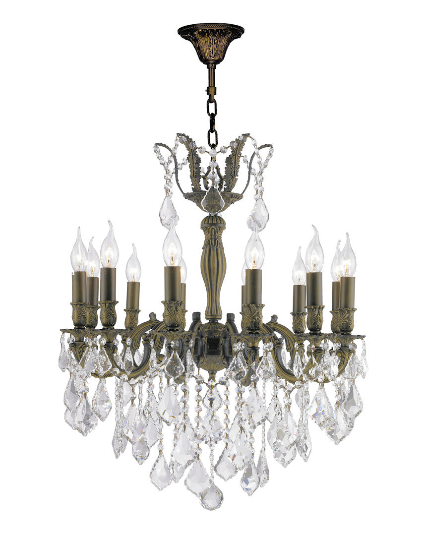 Worldwide Versailles W83339B24 Chandelier Light - Antique Bronze