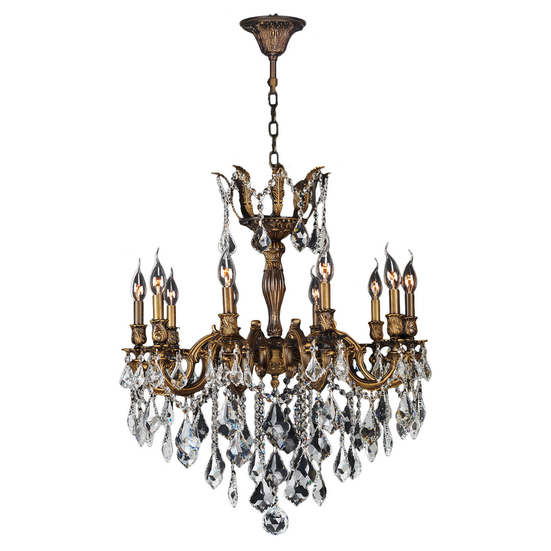 Worldwide Versailles W83340B26 Chandelier Light - Antique Bronze