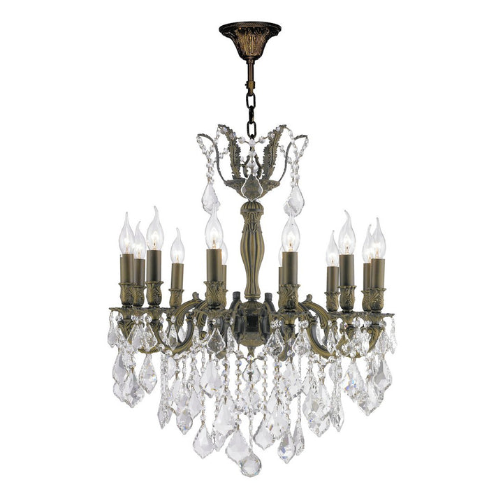 Worldwide Versailles W83341B27 Chandelier Light - Antique Bronze