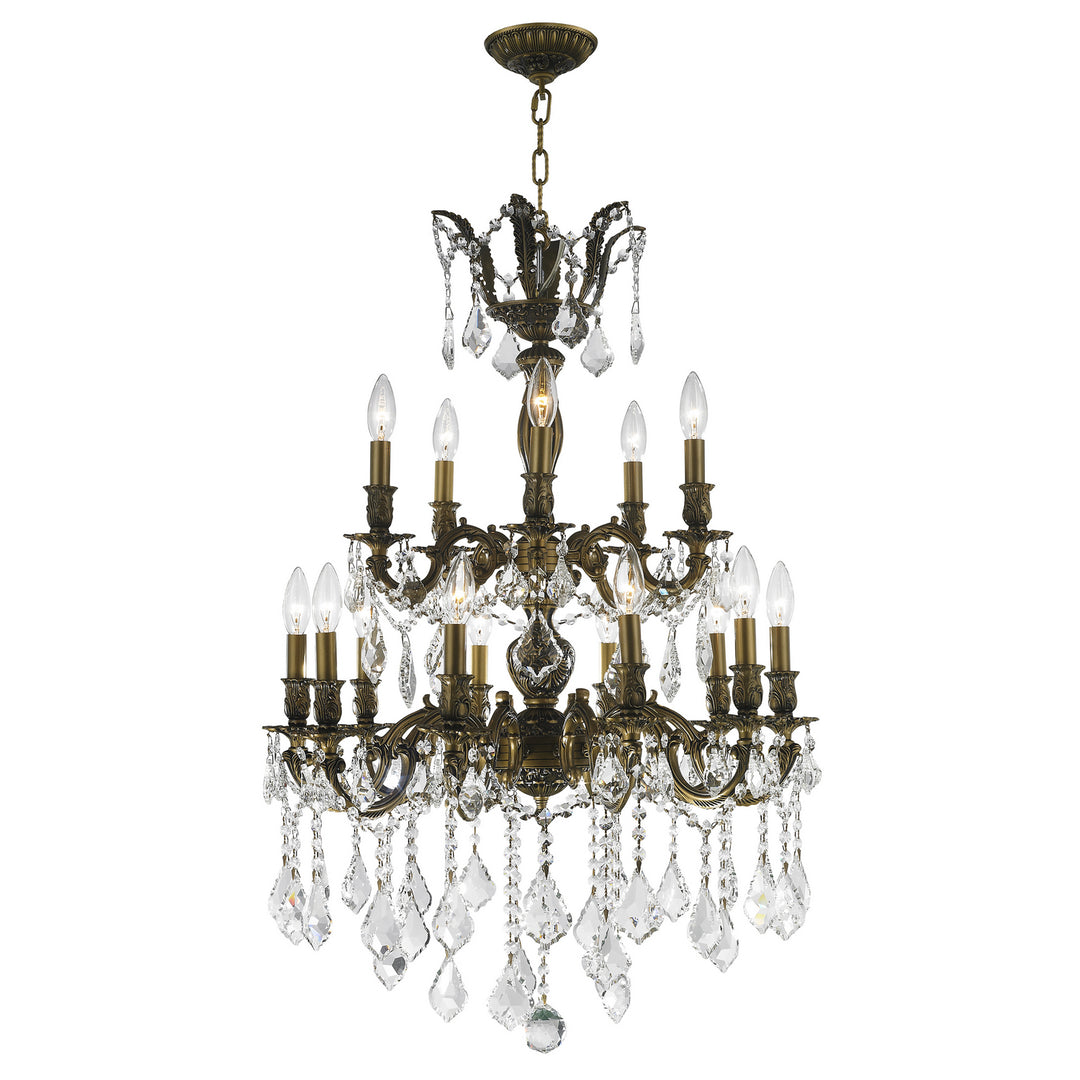 Worldwide Versailles W83347B24 Chandelier Light - Antique Bronze