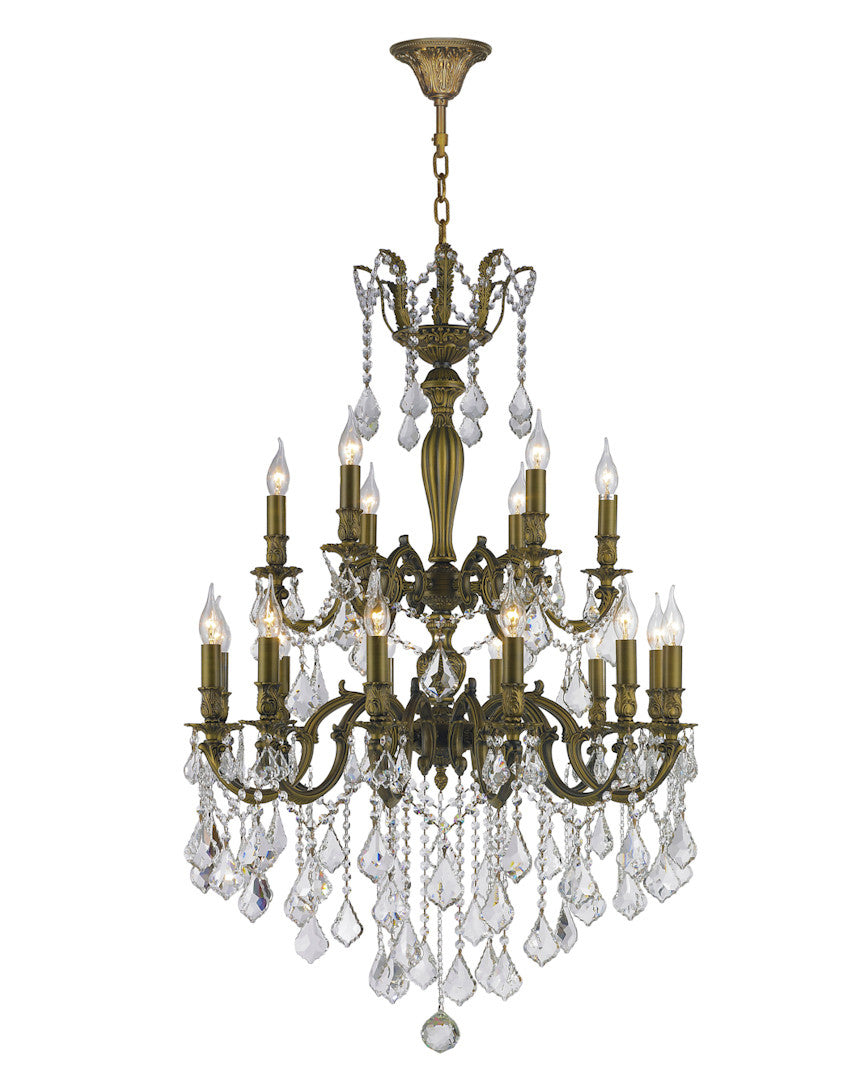 Worldwide Versailles W83351B30 Chandelier Light - Antique Bronze