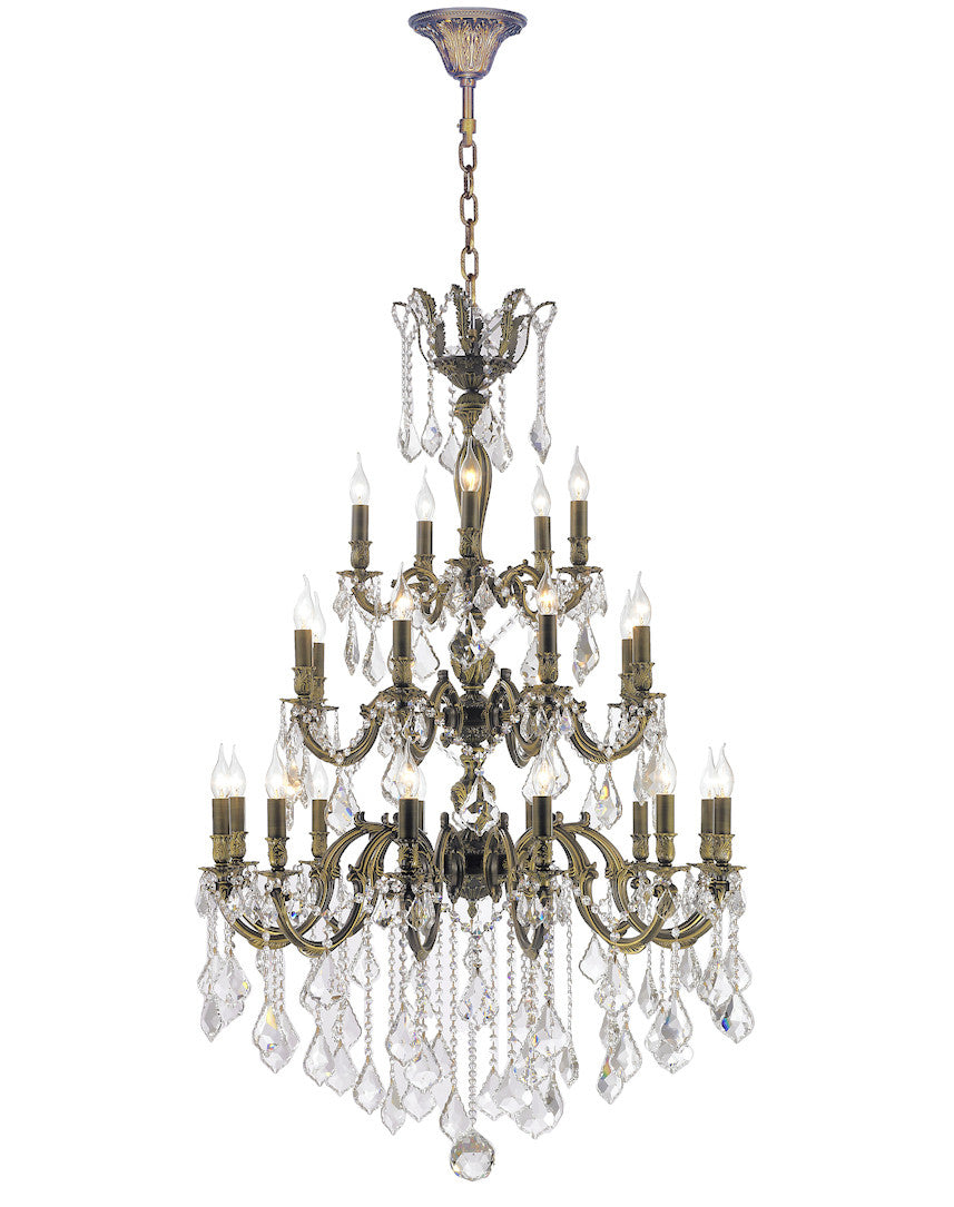 Worldwide Versailles W83352B36 Chandelier Light - Antique Bronze