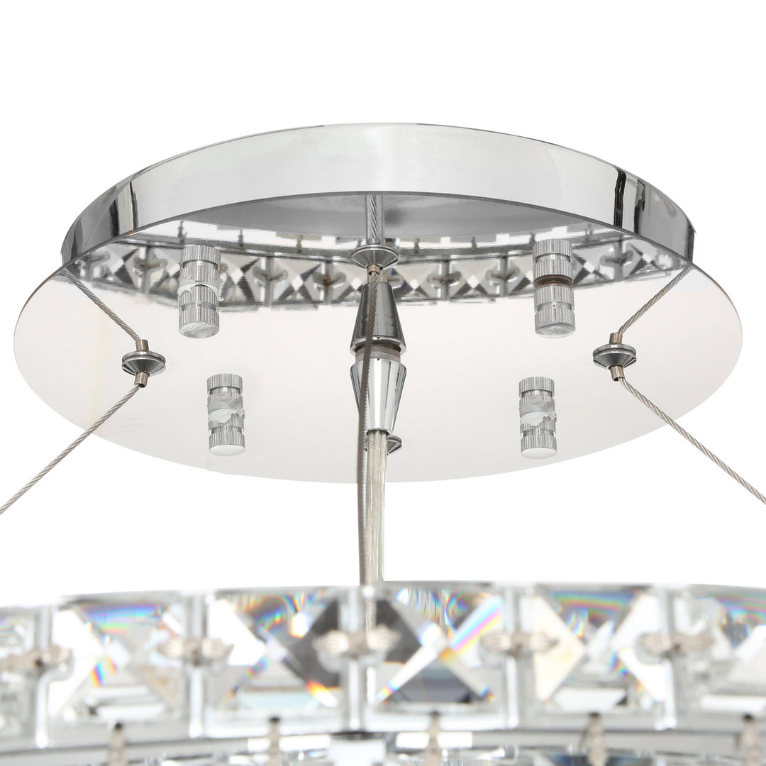 Worldwide Cascade W83503C28 Pendant Light - Polished Chrome