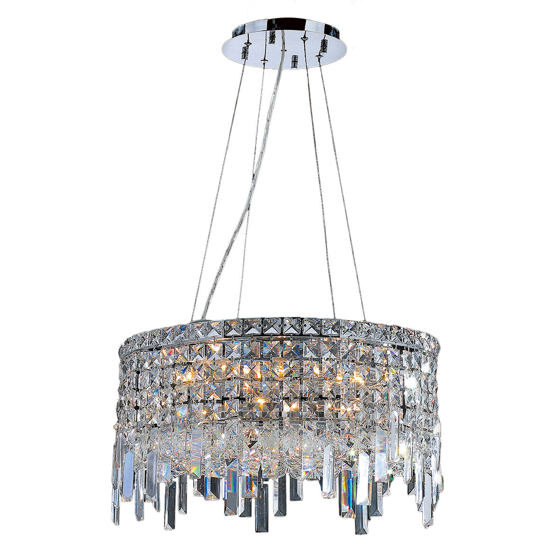 Worldwide Cascade W83601C20 Chandelier Light - Polished Chrome