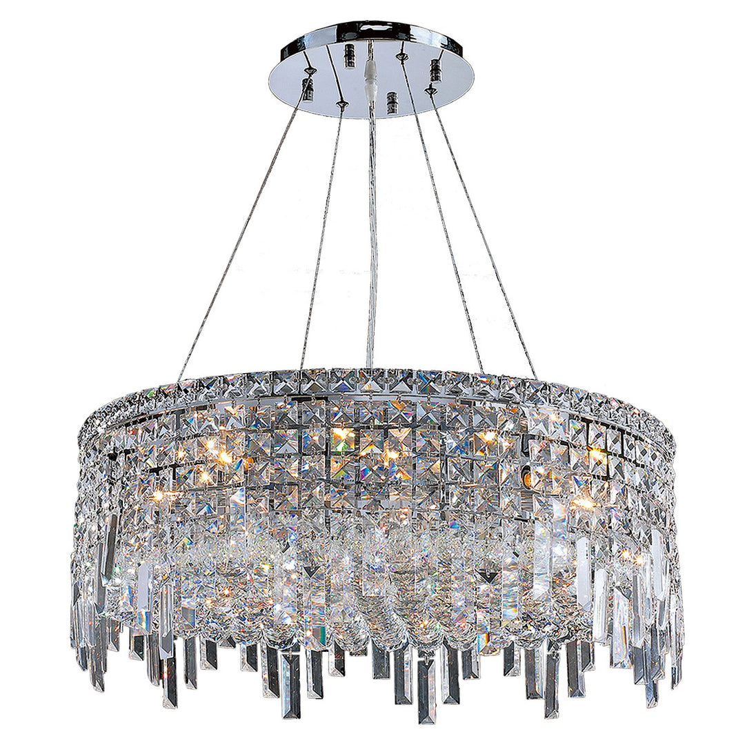 Worldwide Cascade W83602C24 Chandelier Light - Polished Chrome