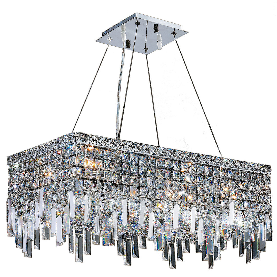 Worldwide Cascade W83624C24 Chandelier Light - Polished Chrome