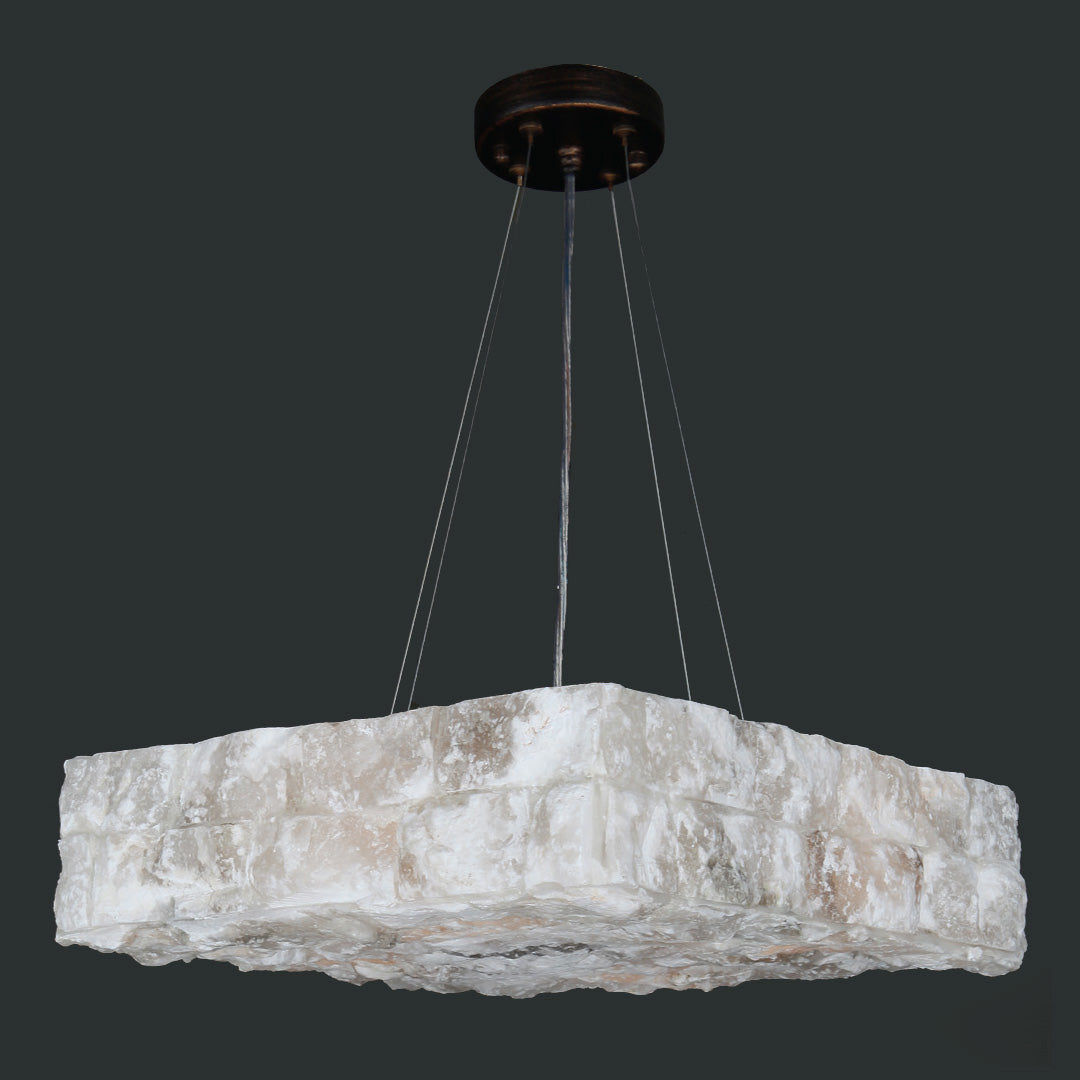 Worldwide Pompeii W83812F16 Pendant Light - Flemish Brass