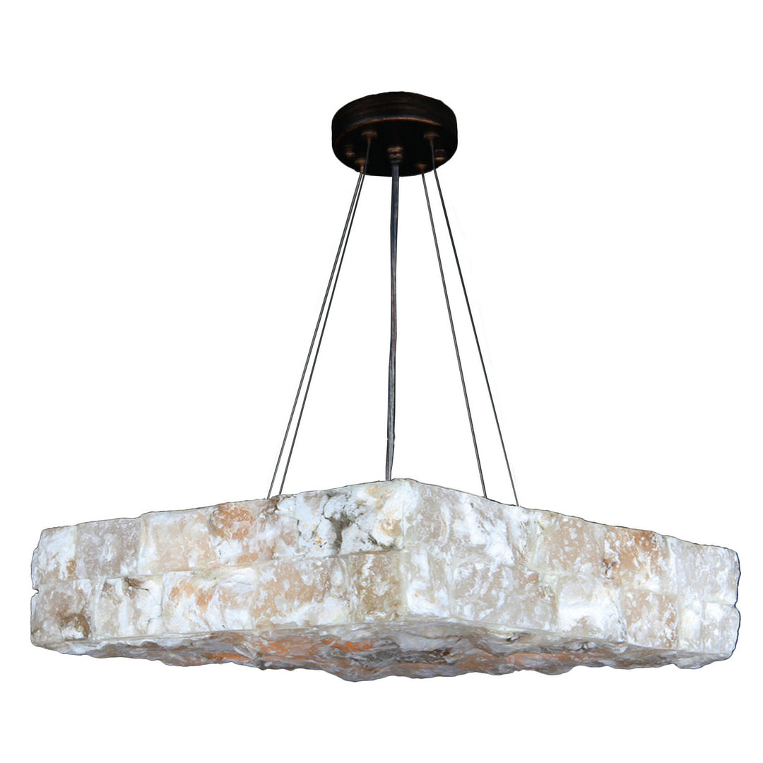 Worldwide Pompeii W83813F18 Pendant Light - Flemish Brass