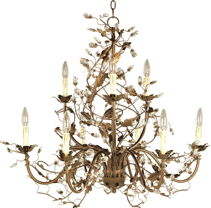 Maxim Elegante 2852EG Chandelier Light - Etruscan Gold