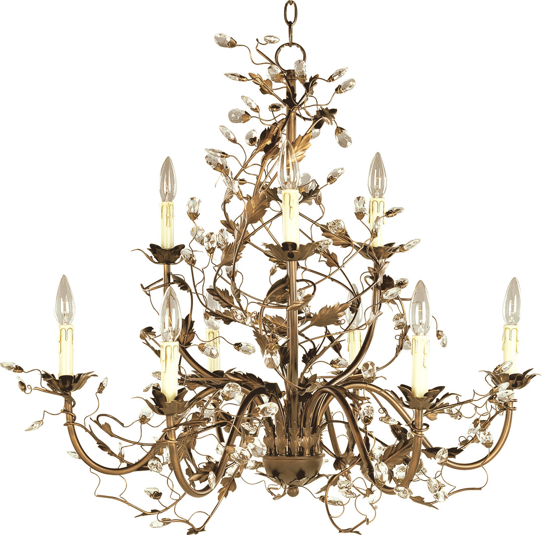Maxim Elegante 2852EG Chandelier Light - Etruscan Gold