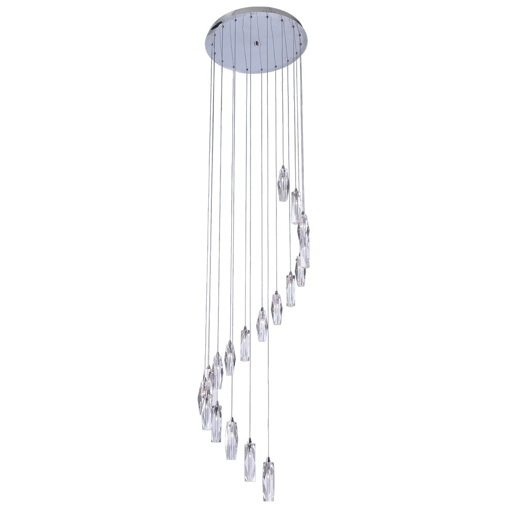 PLC Pila 6079 PC Pendant Light - Polished Chrome