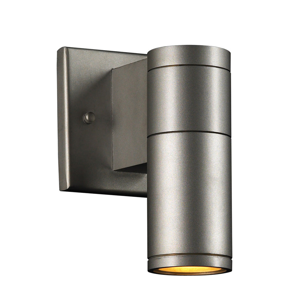 Plc Lighting 8022 AL Troll-I One Light Outdoor Fixture Outdoor Pewter, Nickel, Silver