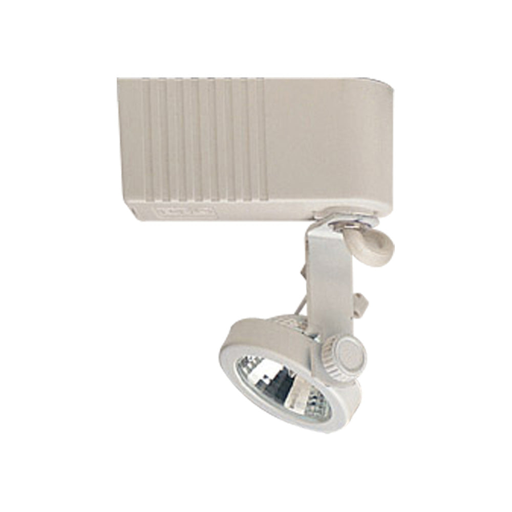 Plc Lighting TR10 WH Gimbal-12V. One Light Track Lighting Track Light White