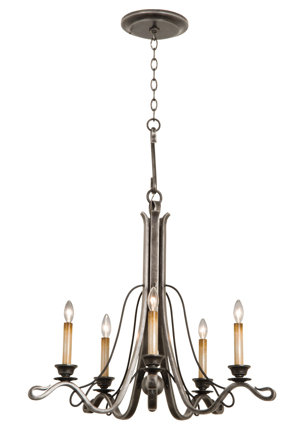 Kalco Keller 5108VI Chandelier Light - Vintage Iron