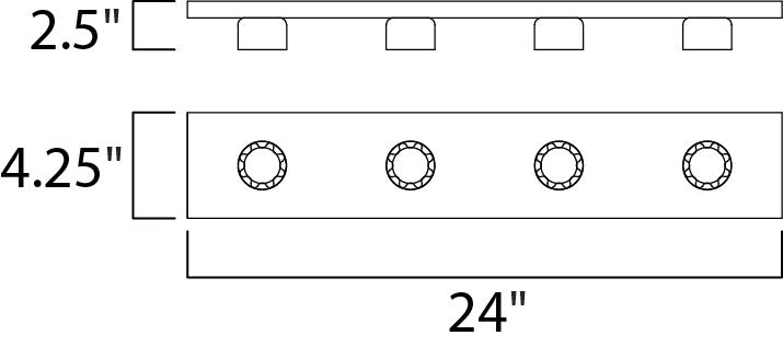 Maxim Lighting 4454PC  Essentials - 445X Utility Light Polished Chrome