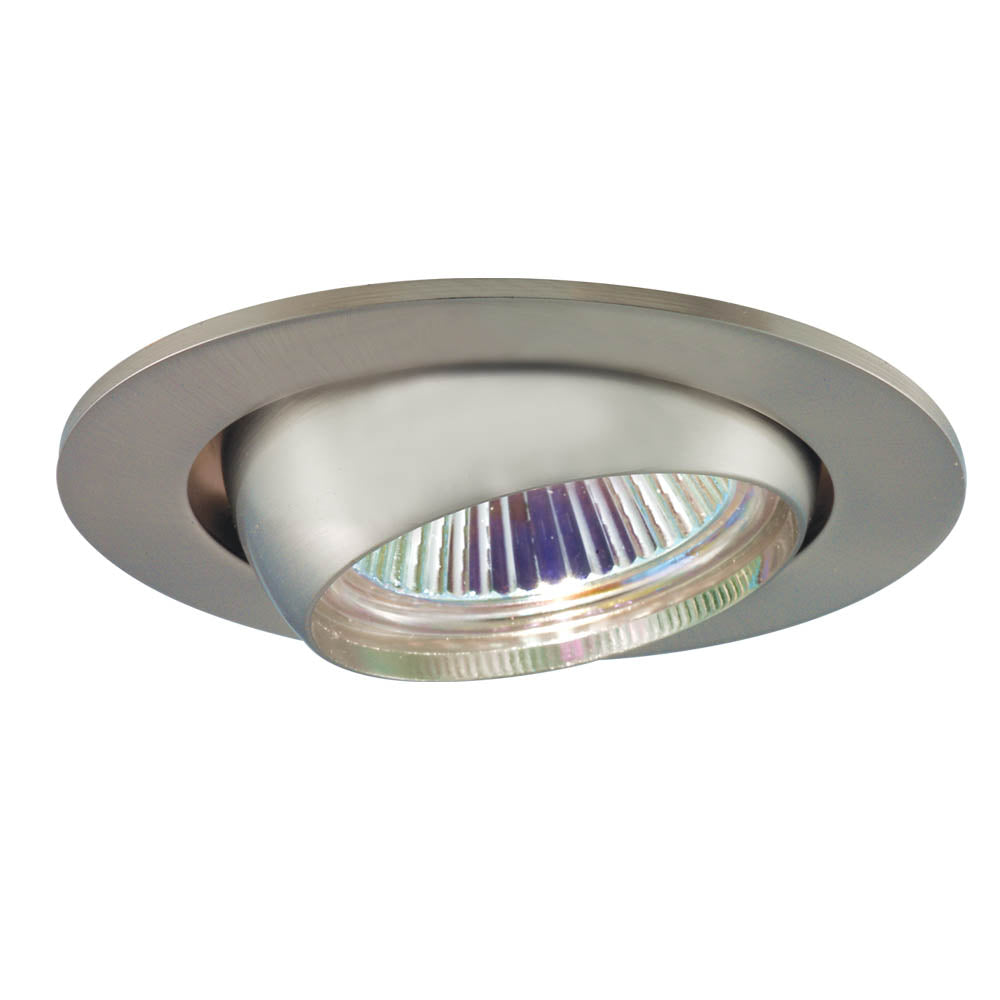 Jesco Lighting RH43-ST Eyeball Eyeball Die Cast Aluminum Recessed Lighting Trim Recessed Light Chrome