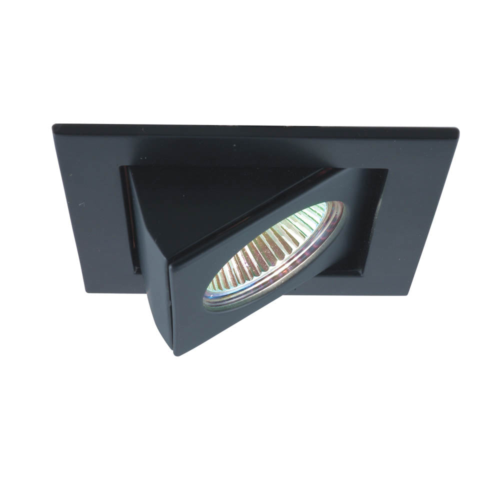 Jesco Lighting RH46-BK Square Telescope Square Telescope Die Cast Aluminum Recessed Lighting Trim Recessed Light Black