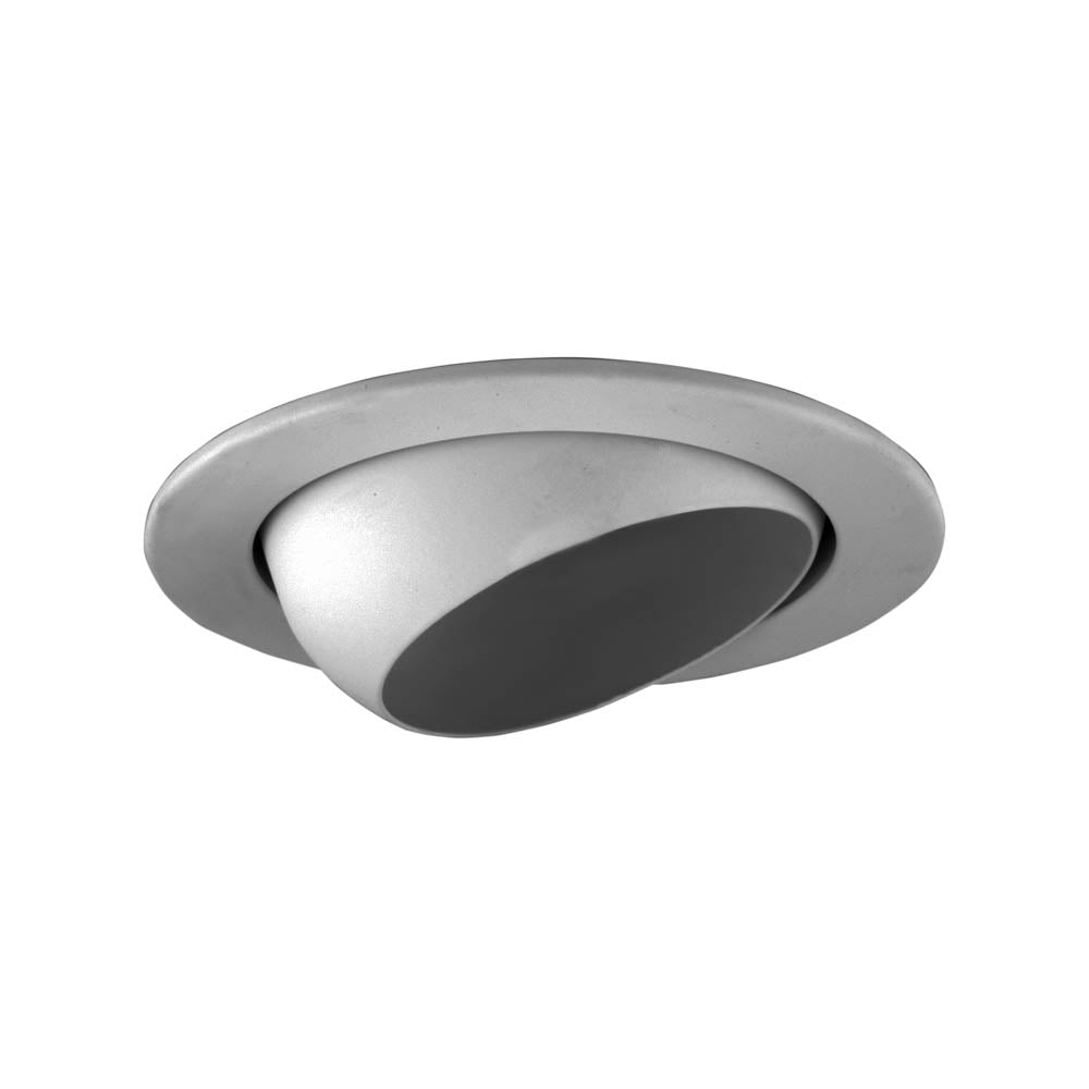 Jesco Lighting TM205ST Adjustable Eyeball Adjustable Eyeball Recessed Lighting Trim Recessed Light Chrome