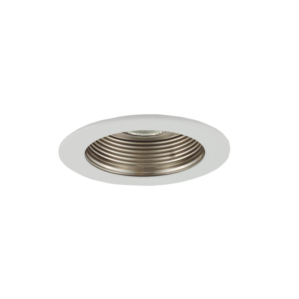 Jesco Lighting TM301STWH Step Baffle Step Baffle Recessed Lighting Trim Recessed Light White