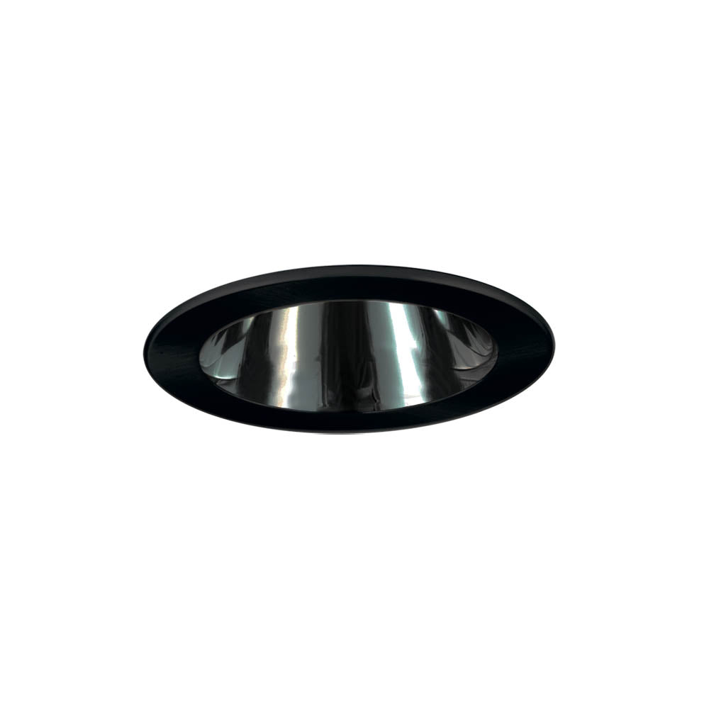 Jesco Lighting TM302BKBK Open Reflector Open Reflector Recessed Lighting Trim Recessed Light Black