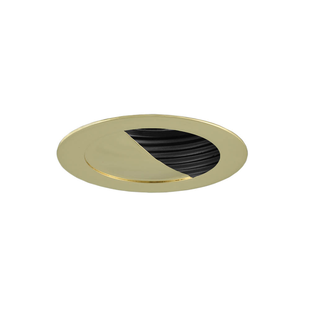 Jesco Lighting TM304BKPB Scoop Wash Scoop Wash Recessed Lighting Trim Recessed Light Brass - Polished / Cast