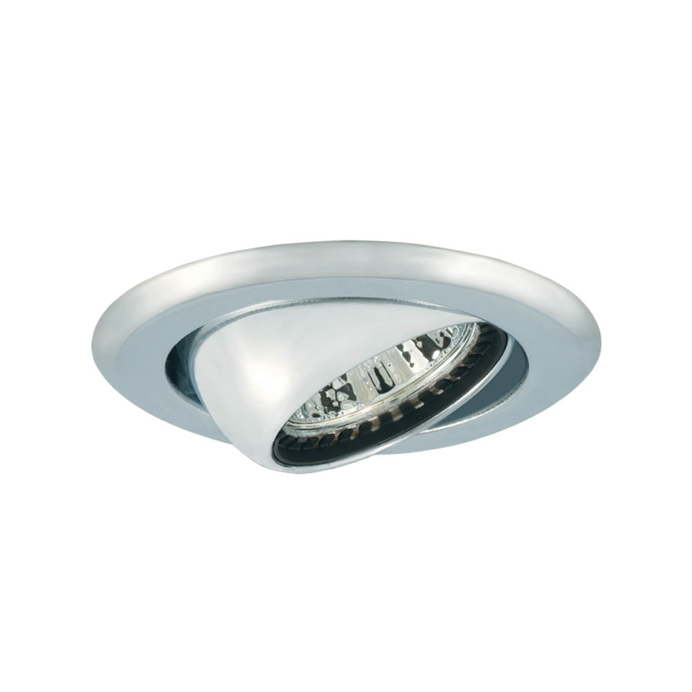 Jesco Lighting TM306CH Eyeball Eyeball Low Voltage Recessed Lighting Trim Recessed Light Chrome