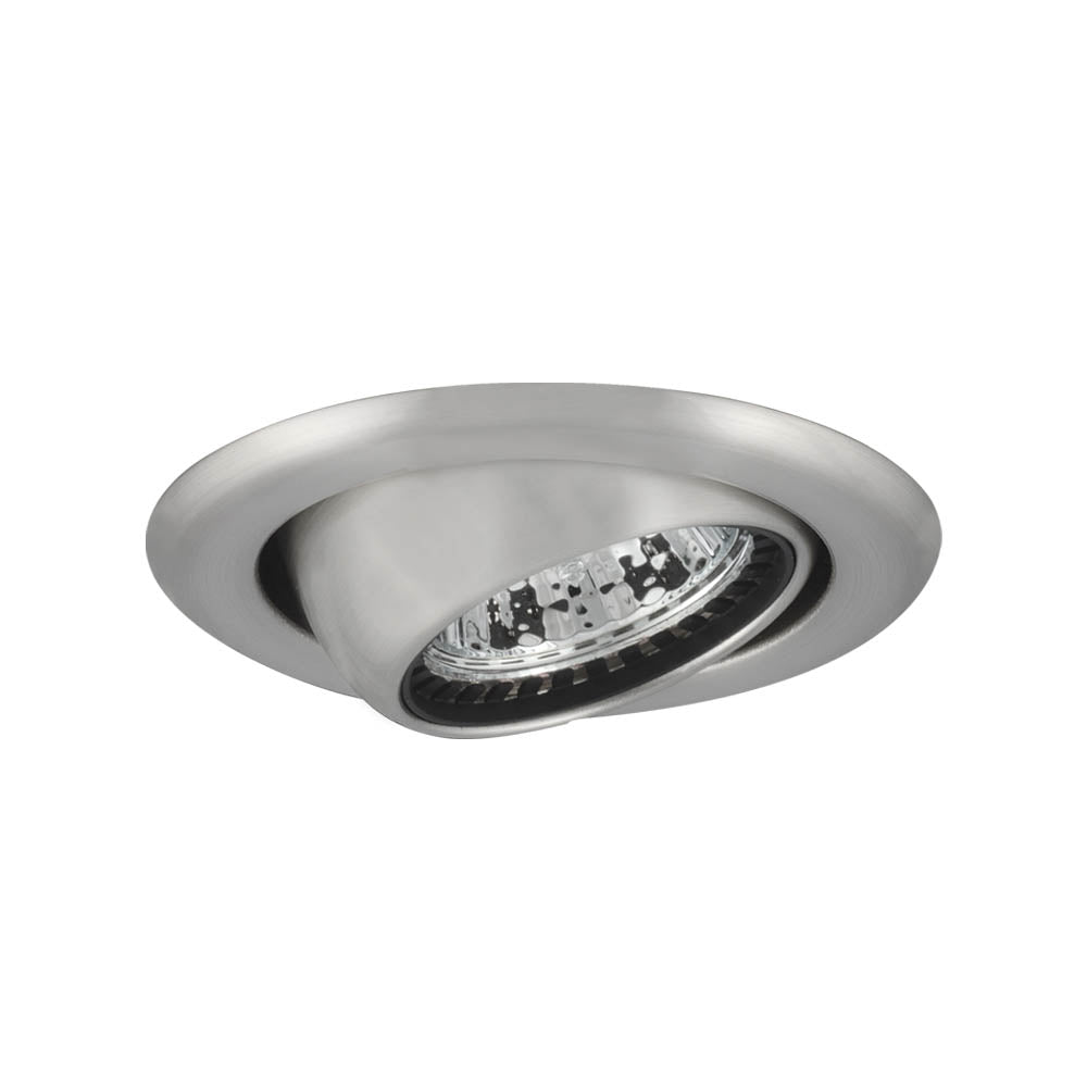 Jesco Lighting TM306ST Eyebal Eyeball Low Voltage Recessed Lighting Trim Recessed Light Chrome