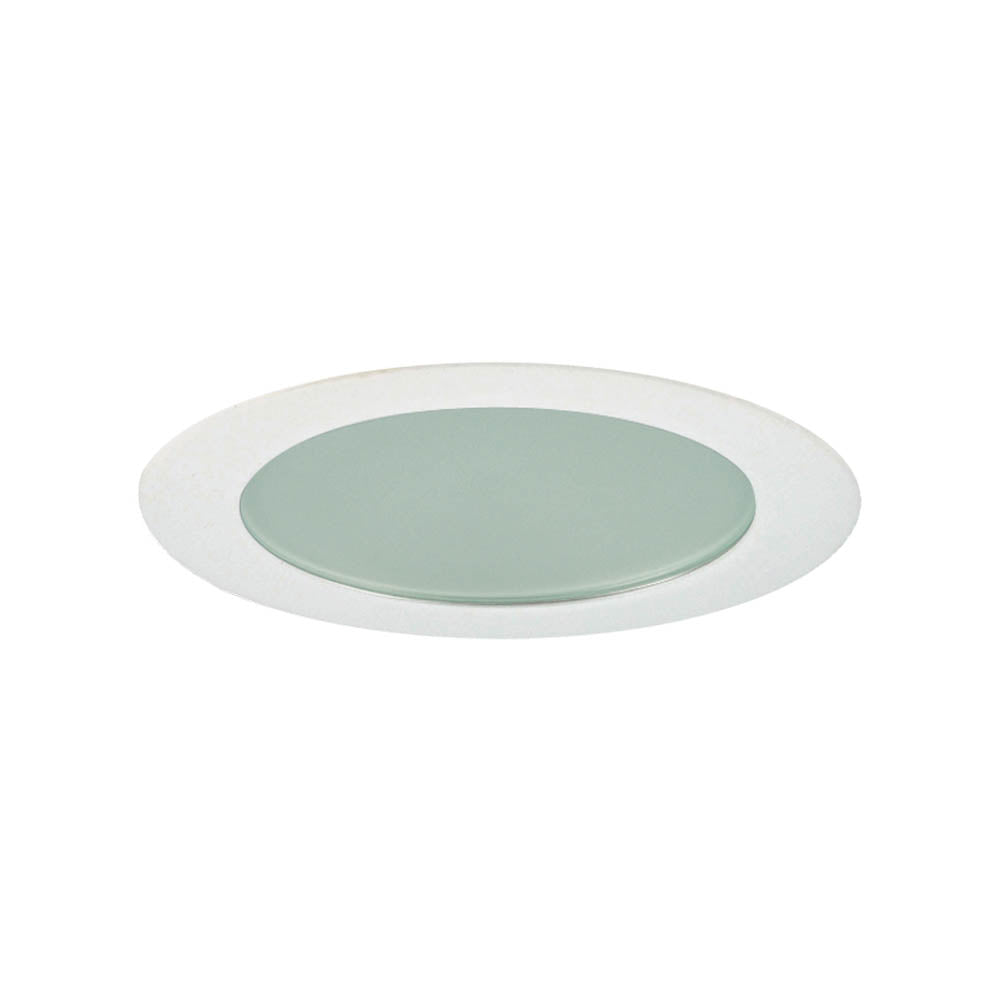 Jesco Lighting TM309WH Shower Shower Frosted Opal Recessed Lighting Trim Recessed Light White