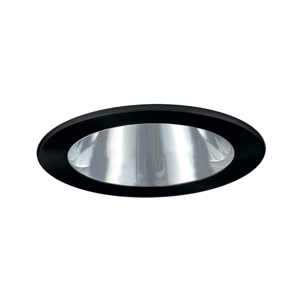 Jesco Lighting TM402CHBK Open Reflector Open Reflector Recessed Lighting Trim Recessed Light Black