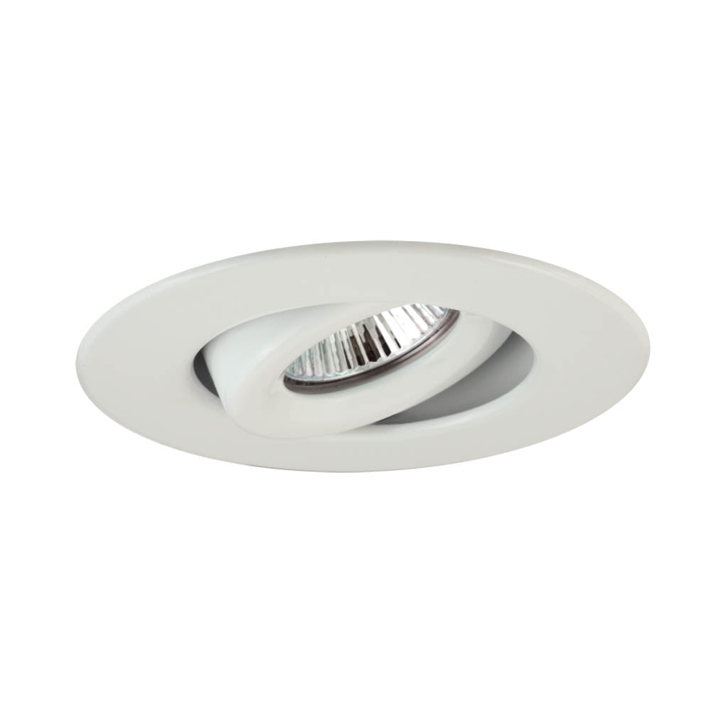 Jesco Lighting TM408WH Gimbal Ring Gimbal Ring Recessed Lighting Trim Recessed Light White