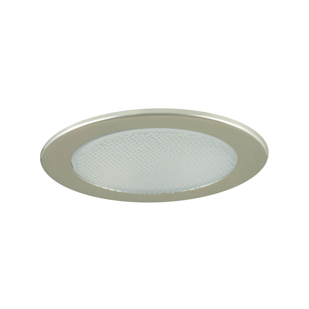 Jesco Lighting TM412ST Albalite Glass Shower Albalite Glass Shower Recessed Lighting Trim Recessed Light Chrome