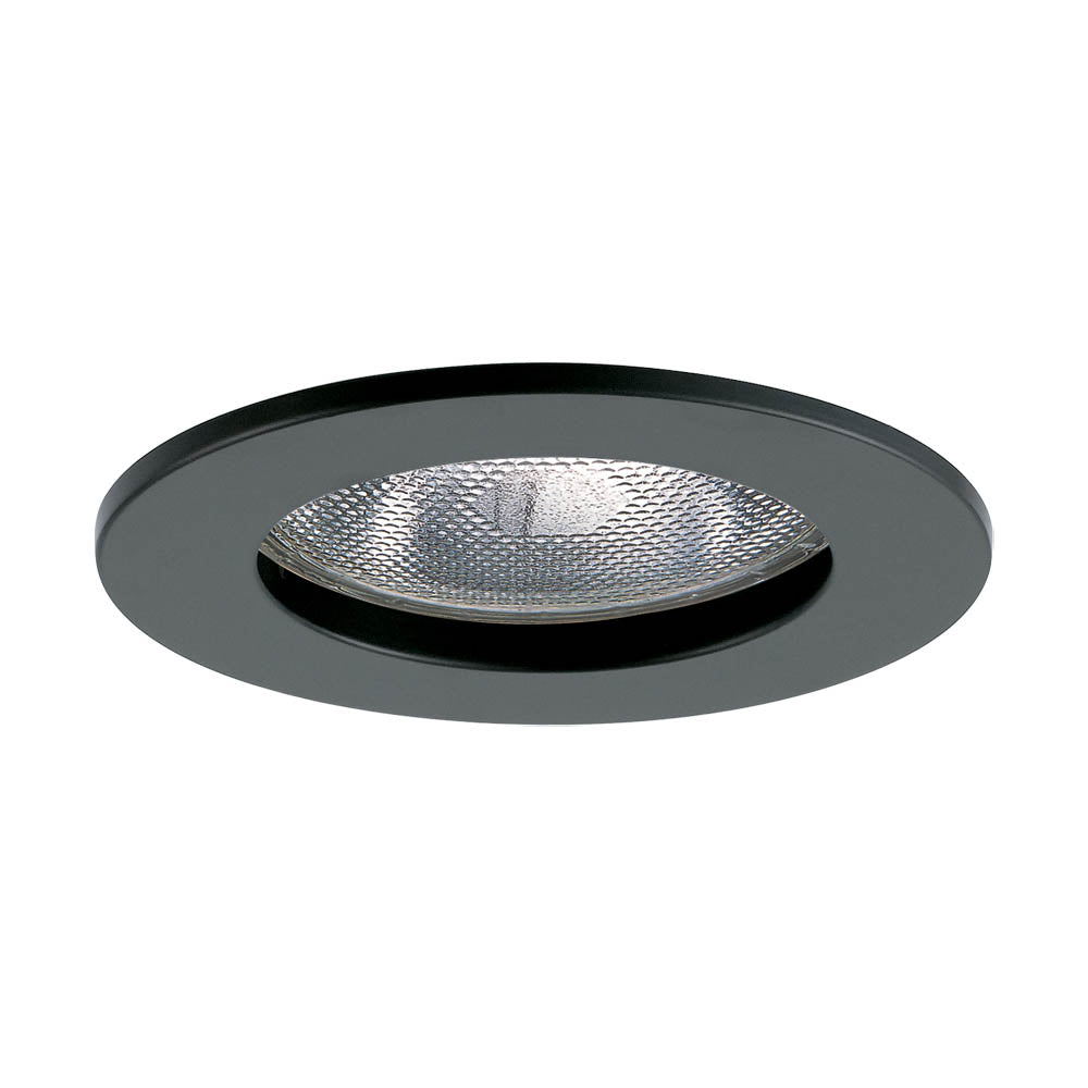 Jesco Lighting TM5502BK Line Voltage Open Line Voltage Open Recessed Lighting Trim Recessed Light Black