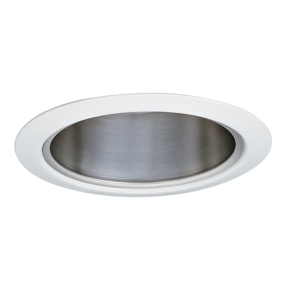 Jesco Lighting TM5510CHWH Line Voltage Aperture Cone Line Voltage Aperture Cone Recessed Lighting Trim Recessed Light White