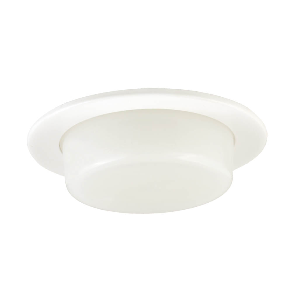 Jesco Lighting TM605WH Line Voltage Drop Dish Shower Line Voltage Drop Dish Shower Recessed Lighting Trim Recessed Light White