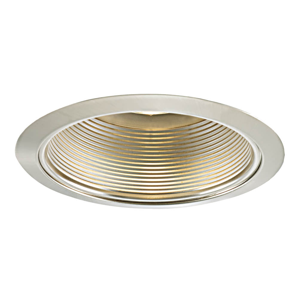 Jesco Lighting TM609ST Step Baffle Step Baffle Recessed Lighting Trim Recessed Light Chrome