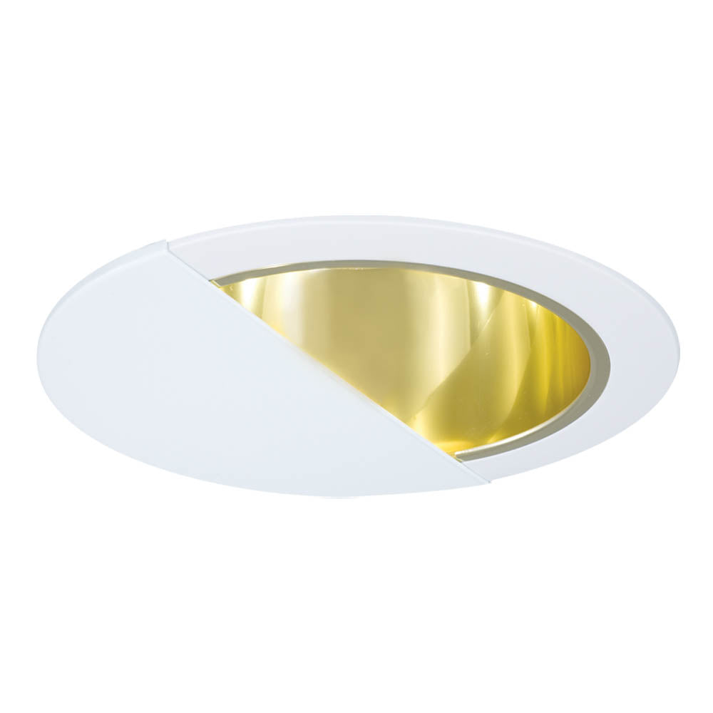 Jesco Lighting TM630PBWH Line Voltage Wash Line Voltage Wash Recessed Lighting Trim Recessed Light White