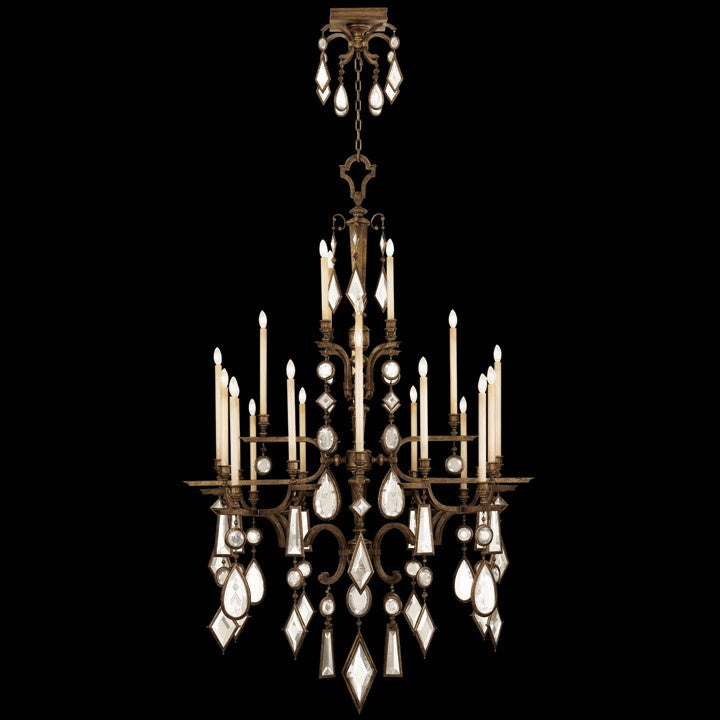 Fine Art Encased Gems 709440-3ST Chandelier Light - Bronze