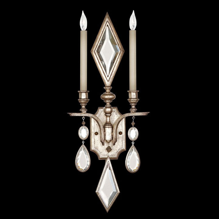 Fine Art Encased Gems 729050-3ST Wall Light - Silver