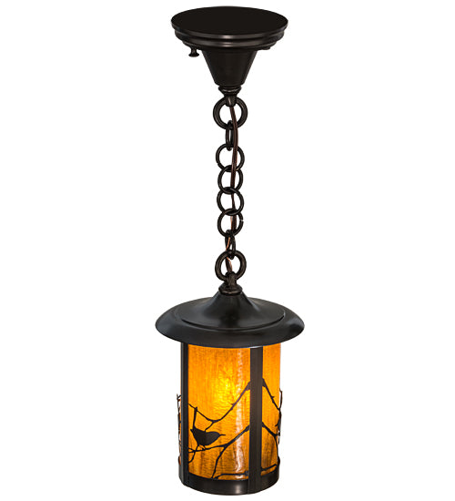 Meyda Tiffany Lighting 44812 Fulton One Light Pendant Outdoor Bronze / Dark