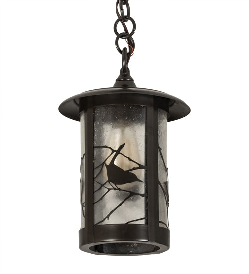 Meyda Tiffany Lighting 44815 Fulton One Light Pendant Outdoor Bronze / Dark