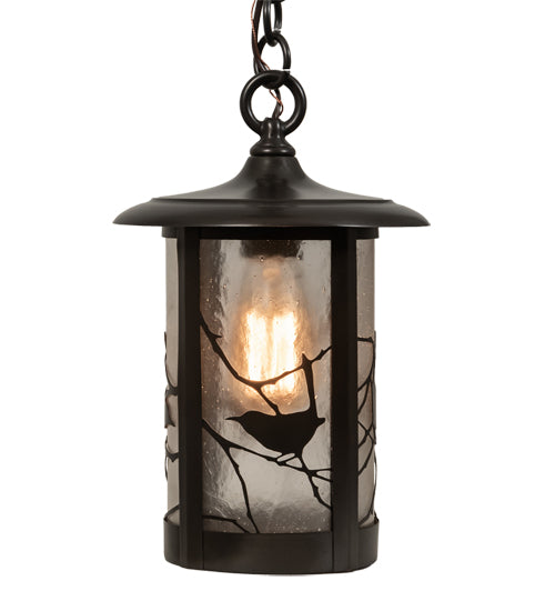 Meyda Tiffany Lighting 44815 Fulton One Light Pendant Outdoor Bronze / Dark